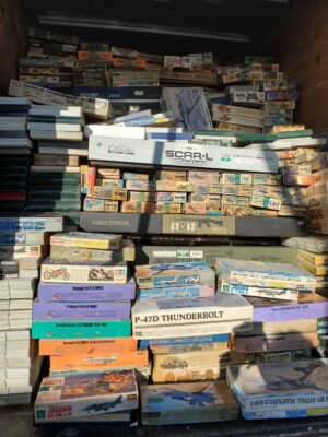 遺品整理買取 廃番品など珍しいプラモデルをまとめて