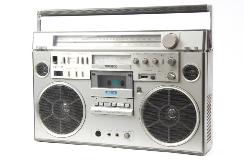 HITACHI ・ [TRK-8600 RM] FM/AM ・ラジカセの画像1