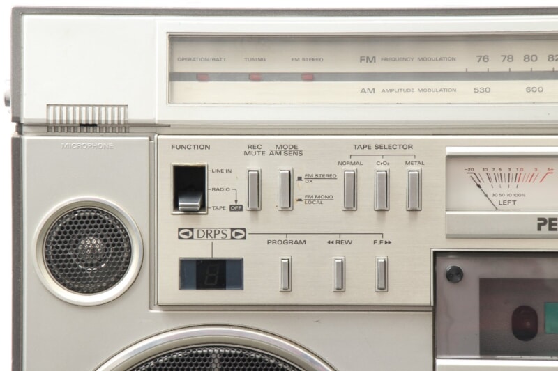 HITACHI ・ [TRK-8600 RM] FM/AM ・ラジカセの画像1