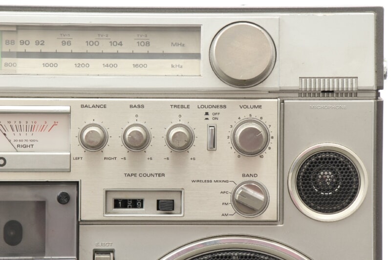 HITACHI ・ [TRK-8600 RM] FM/AM ・ラジカセの画像1