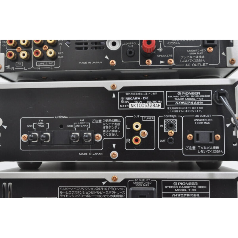 Pioneer パイオニア 4段システムコンポ  A-C5 / F-C3 / T-C3 / PD-C5の画像1