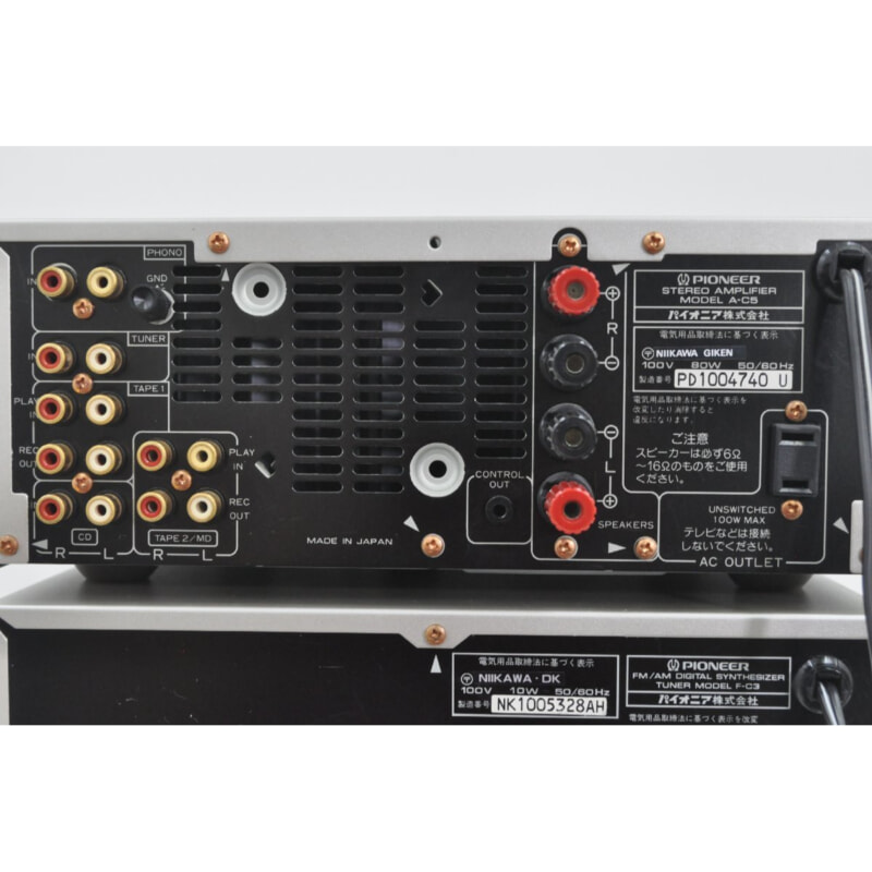 Pioneer パイオニア 4段システムコンポ  A-C5 / F-C3 / T-C3 / PD-C5の画像1