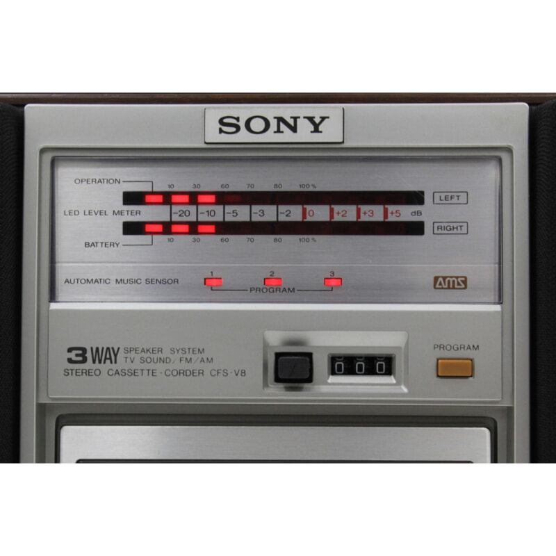 SONY ソニー ZILBA’P ジルバップ CFS-V8 ステレオラジカセの画像1