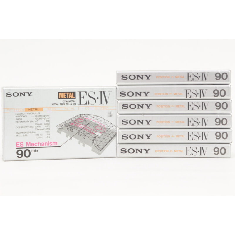 SONY ソニー ES・Ⅳ 90 メタルテープ カセットテープの買取実績