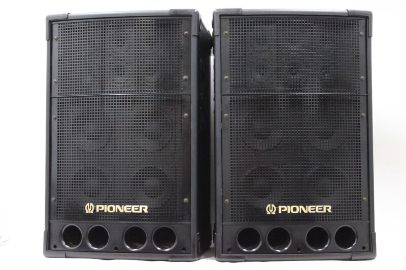 Pioneer/パイオニア ＊ PA/プロ用 大型スピーカー [S-V700] ペア 2ウェイ10スピーカーバスレフ式 800W