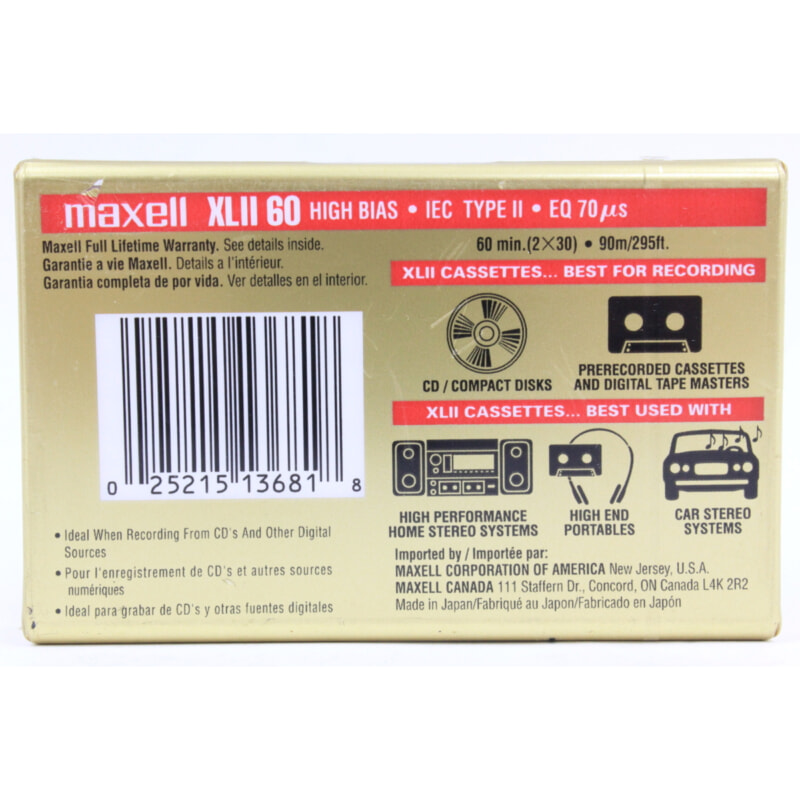 maxell マクセル 未使用カセットテープ ハイポジションの画像1