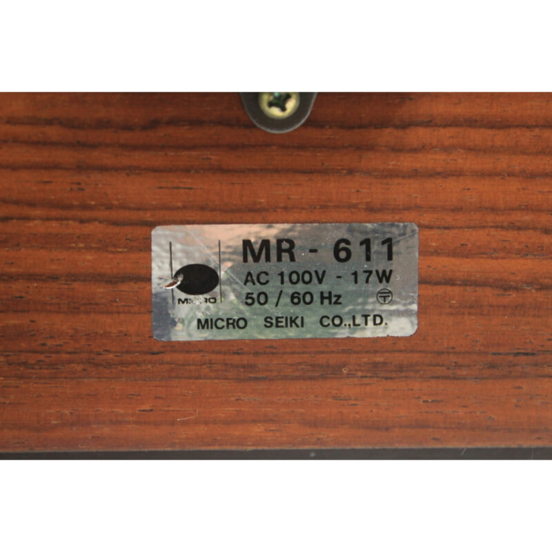 MICRO マイクロ MR-611 レコードプレーヤーの画像1