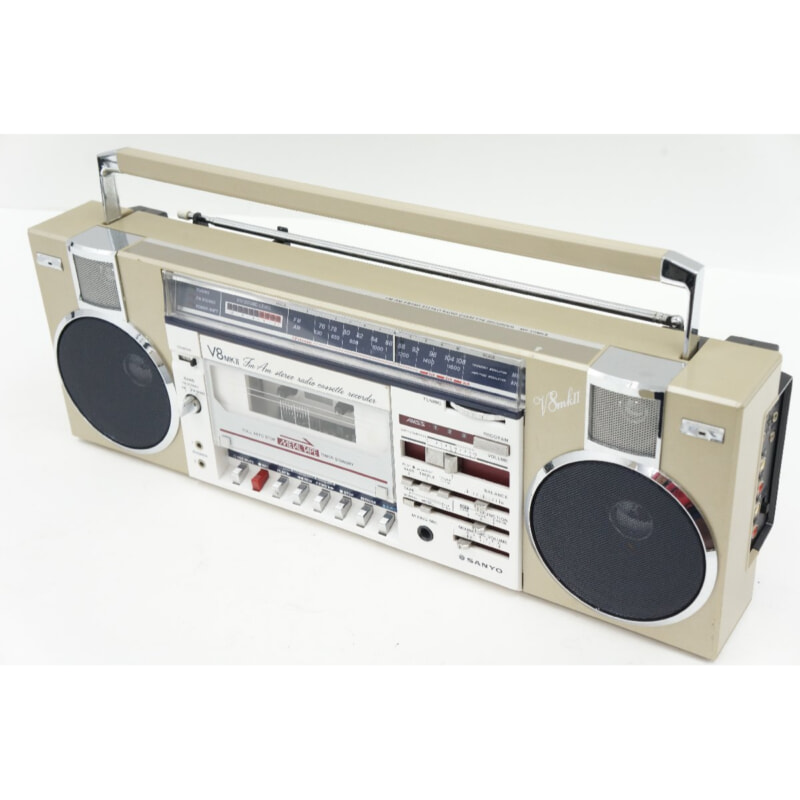 SANYO サンヨー MR-V8MKⅡ AM/FM ステレオラジカセの画像1