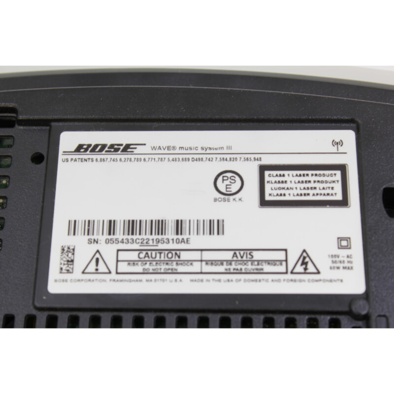 BOSE ボーズ WAVE music systemⅢ AM/FMチューナー内蔵CDプレイヤーの画像1