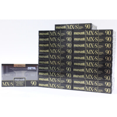 maxell マクセル メタルカセットテープ MX-S 90 22本