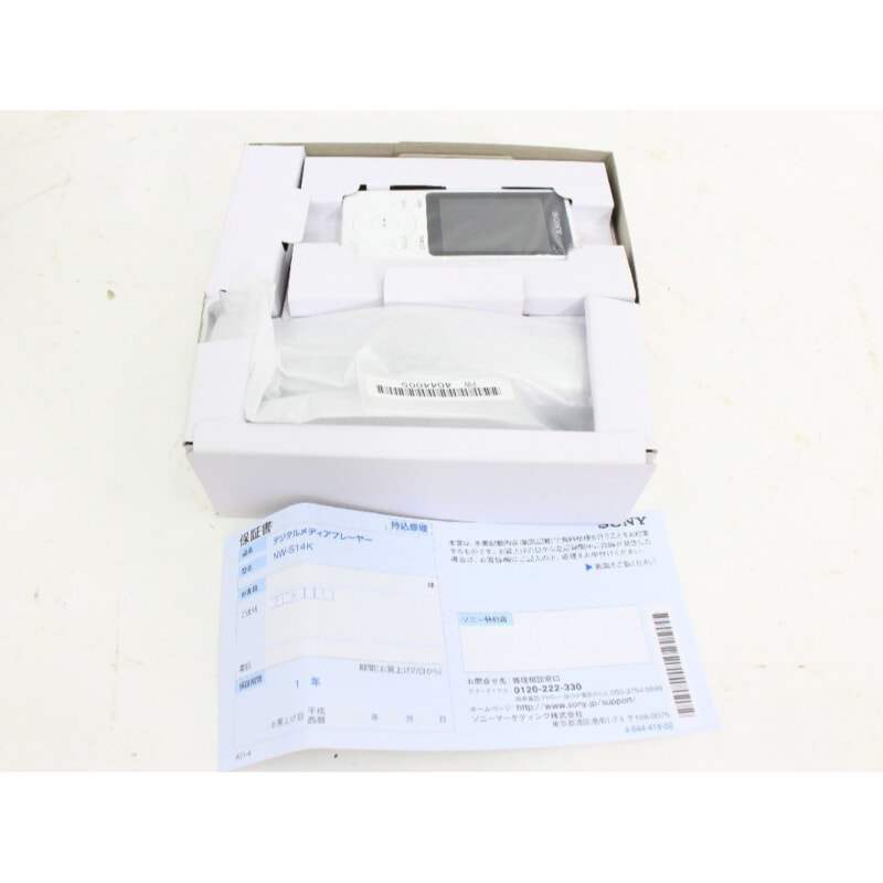 SONY ソニー ウォークマンSシリーズ NW-S14K デジタルオーディオプレーヤー ホワイトの画像1