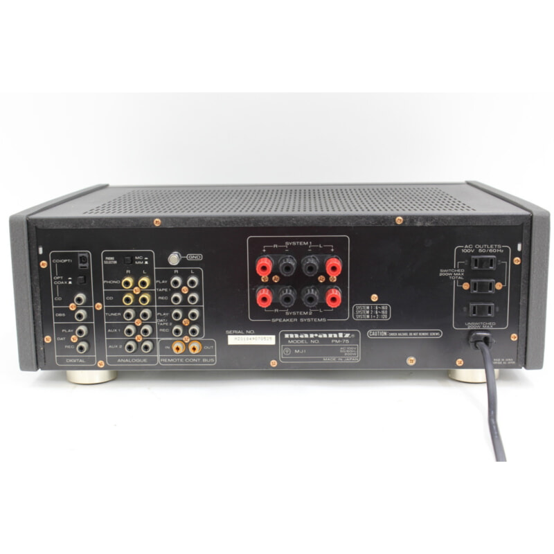 Marantz PM-80 ブラック　プリメインアンプ　ジャンク PM-80 marantz - 中古オーディオ 高価買取・販売 ハイファイ堂