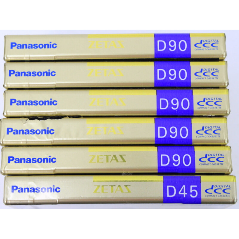 Panasonic パナソニック ZETAS RT-D90 未使用dccテープの画像1