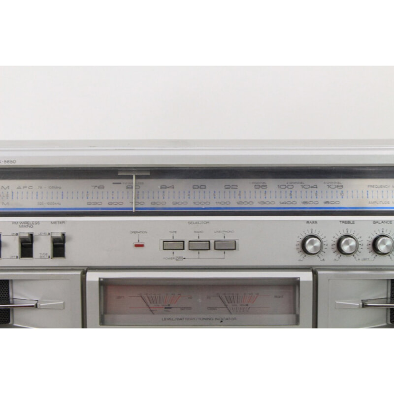 National ナショナル RX-5650 FM/AMステレオラジオカセットの画像1