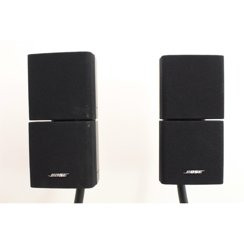 希少　動作ok BOSE サテライトスピーカー 2本クリスタルスタンド付き BOSE サテライトスピーカー 2本クリスタルスタンド付き - メルカリ