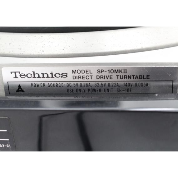 Technics テク二クス ターンテーブル SP-10mkII SH-10B3の画像1