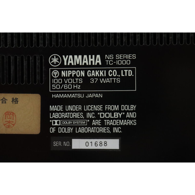 YAMAHA ヤマハ TC-1000 カセットデッキの画像1