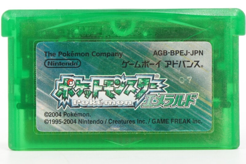 【外箱・説明書・ワイヤレスアダプタ付き】ポケモン エメラルド GBA/ゲームボーイアドバンスソフトの画像1