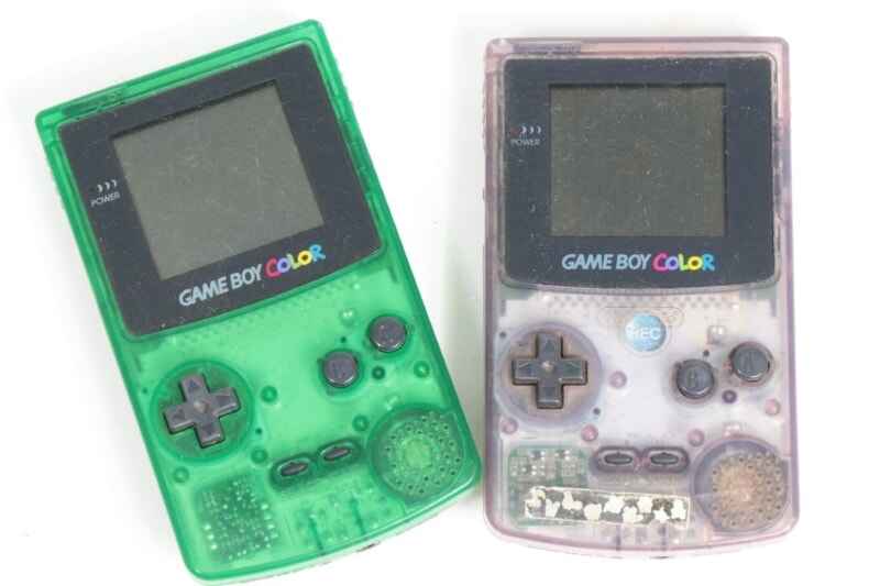 Nintendo  ゲームボーイカラー本体 [トイザらス限定クリアグリーン・クリアパープル]の画像1