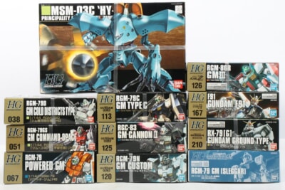 【未組立品】 BANDAI  HG 1/144 ジム・キャノン・ガンダムF91・RX-79[G]など ガンプラ