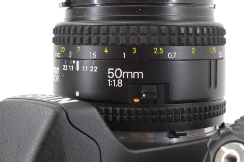 Nikon/ニコン  F80 一眼レフ フィルム カメラ レンズ：50mm 1:1.8の画像1