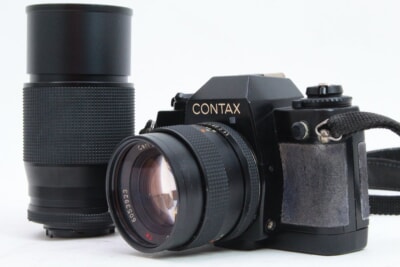 CONTAX（コンタックス）137 MD QUARTZ フィルム一眼カメラ・レンズ Carl Zeiss Tスター2本