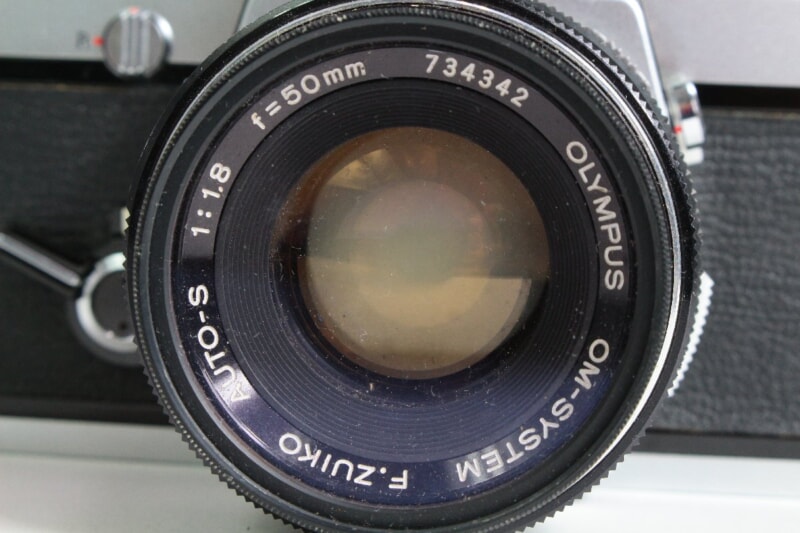 オリンパス  【OM-1】 35mm一眼レフ フィルムカメラ レンズ F.ZUIKO AUTO-S 50mm F1.8の画像1