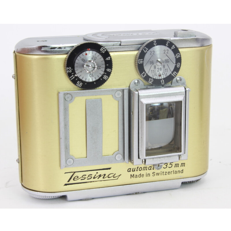 Tessina テッシナ Tessina automatic 35㎜ 小型カメラ ゴールドの画像1