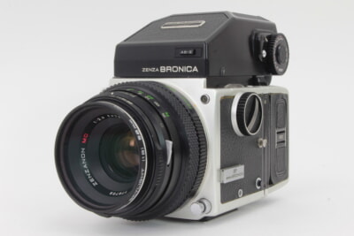 ZENZA BRONIKA(ゼンザブロニカ)ETR-SP 中判カメラ・レンズ ZENZANON MC 75mm F2.8 + AE-II プリズムファインダー