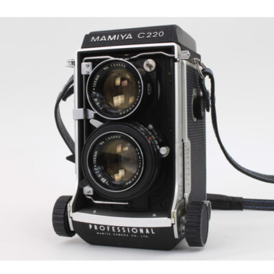 マミヤ 2眼レフカメラ MAMIYA C220 1：3.5 ｆ＝105の買取り品の画像