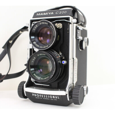 マミヤ 2眼レフカメラ MAMIYA C220 1：2.8 ｆ＝80mmの買取り品の画像