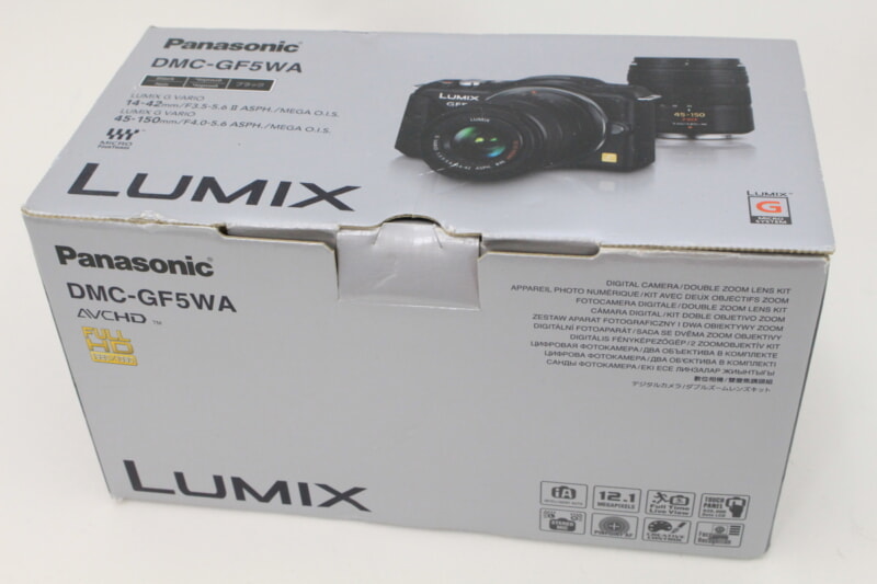 【未使用品】 Panasonic（パナソニック） LUMIX デジタル一眼レフカメラ DMC-GF5WA ダブルレンズキットの画像1
