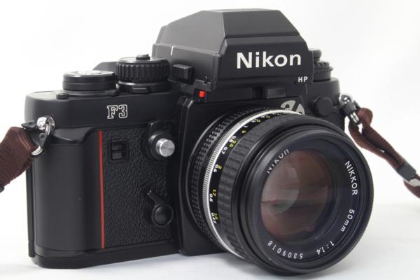 【美品、査定済】Nikon F3 HP + Ai-s 50mm f1.4 セット 買取実績 |Nikon（ニコン）F3 HP フィルム一眼レフカメラ / AI-S
