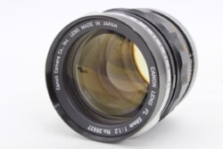 買取実績 |キャノン Canon Lens FL 58mm f1.2 大口径標準単焦点レンズ