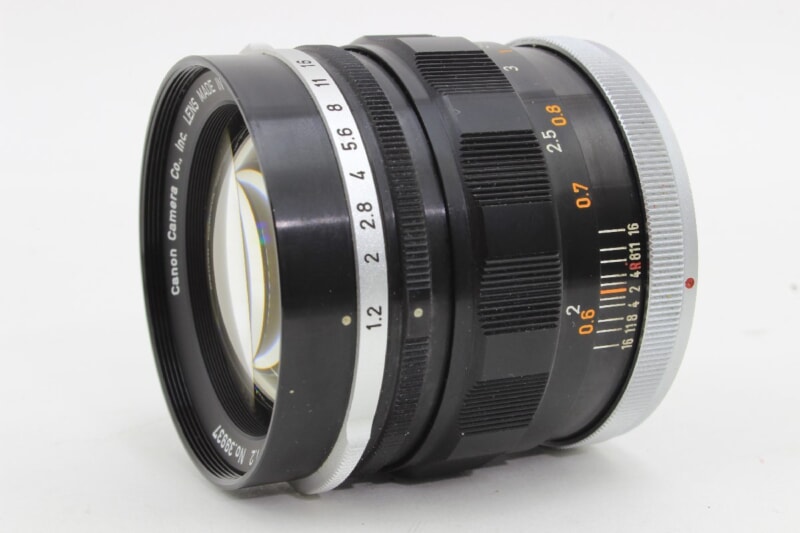 買取実績 |キャノン Canon Lens FL 58mm f1.2 大口径標準単焦点レンズ