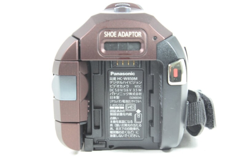 【美品】Panasonic（パナソニック）デジタルハイビジョンビデオカメラ HC-W850M 箱ありの画像1