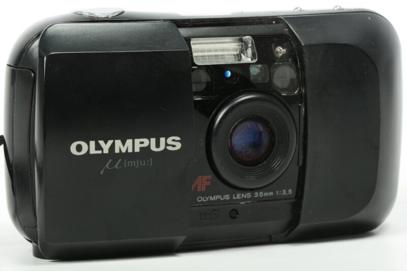 OLYMPUS  μ［mju:] AF LENS 35mm 1:3.5 コンパクトフィルムカメラ オリンパスの画像1