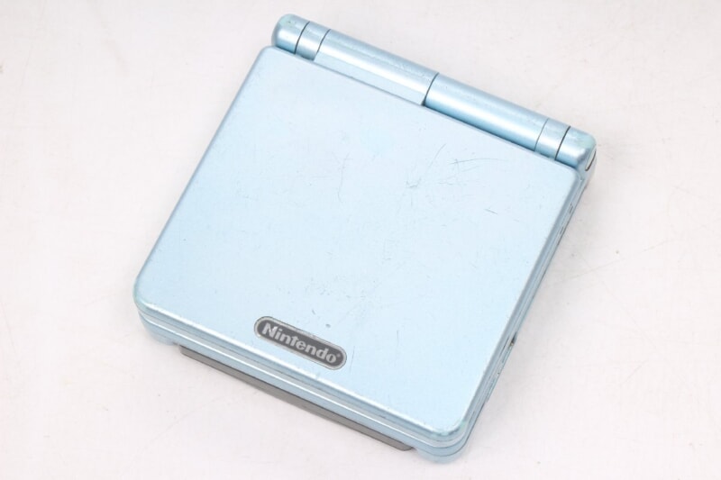 【動作品】 Nintendo  ゲームボーイアドバンスSP本体 パールブルーの画像1