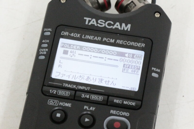 TASCAM  [DR-40X] ポータブルデジタルレコーダー タスカムの画像1