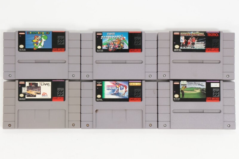 【北米版】 Nintendo  スーパーファミコン本体・ソフト マリオワールド・マリオカート他 当時物の画像1