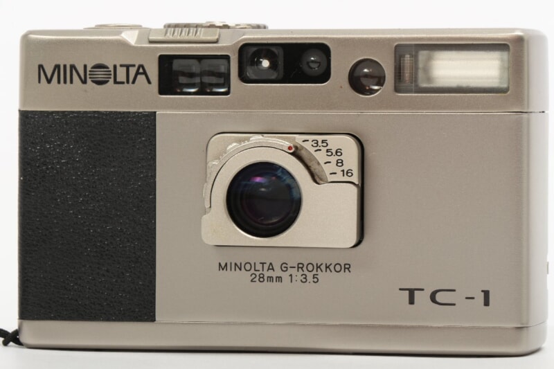【外箱付き】MINOLTA ［TC-1] G-ROKKOR 28mm 1:3.5 コンパクトフィルムカメラ ミノルタの画像1