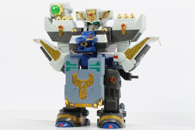 【組立品・外箱付】 BANDAI  [聖龍巨神ドラグーンパレス] 元祖SDガンダム ガンプラ ナイトガンダム物語の画像1