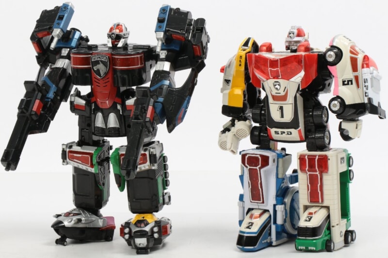 BANDAI/バンダイ デカレンジャー DXロボ 3点 [デカベースロボ][デカウイングロボ] など スーパー戦隊シリーズの画像1