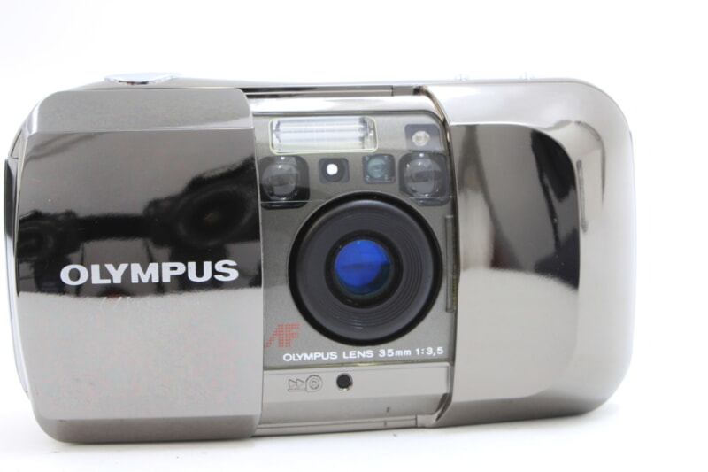 OLYMPUS（オリンパス）μ [mju:] LIMITED 限定生産品 メタリックシルバーブラックボディーの画像1