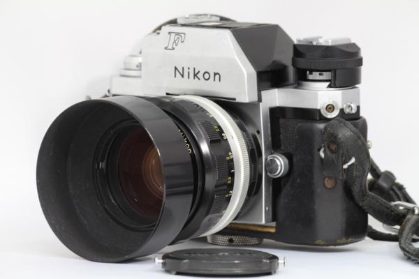 Nikon（ニコン）F アイレベル フィルム一眼レフカメラ・レンズ NIKKOR-S・C Auto 55mm F1.2の画像1