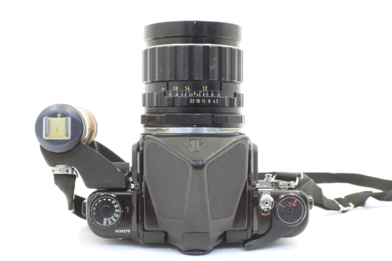 ASAHI PENTAX（アサヒペンタックス）6×7 中判カメラ・レンズ TAKUMAR 75mm F4.5 + 純正ウッドグリップの画像1