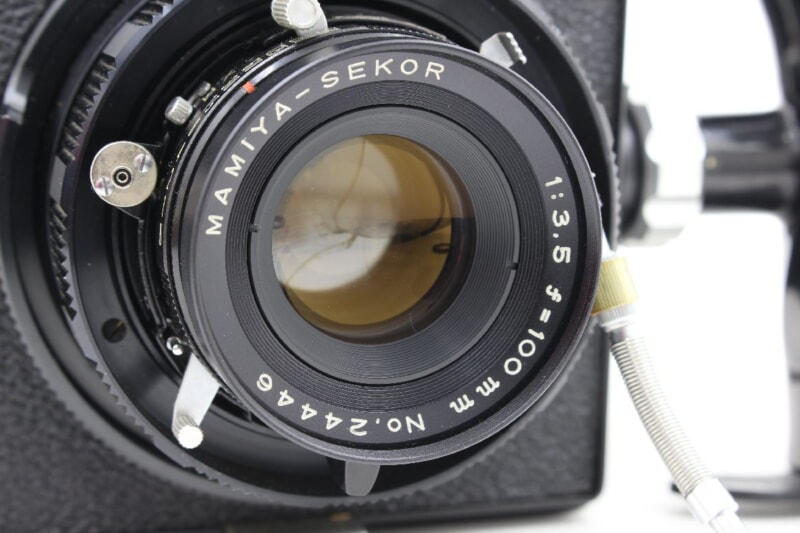 MAMIYA（マミヤ）SUPER23 中判カメラ / MAMIYA-SEKOR 100mm F3.5 + 外付けファインダー、ピストルグリップの画像1