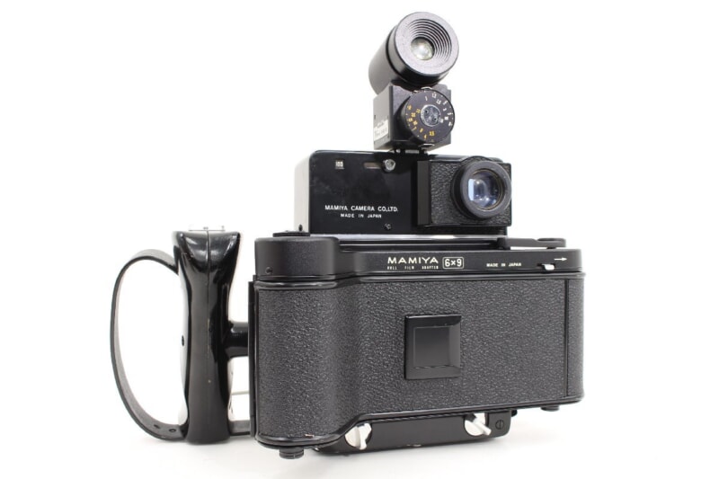 MAMIYA（マミヤ）SUPER23 中判カメラ / MAMIYA-SEKOR 100mm F3.5 + 外付けファインダー、ピストルグリップの画像1