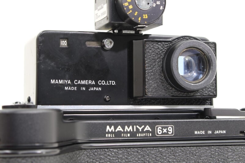 MAMIYA（マミヤ）SUPER23 中判カメラ / MAMIYA-SEKOR 100mm F3.5 + 外付けファインダー、ピストルグリップの画像1