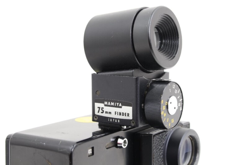 MAMIYA（マミヤ）SUPER23 中判カメラ / MAMIYA-SEKOR 100mm F3.5 + 外付けファインダー、ピストルグリップの画像1